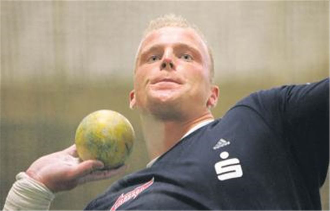 Gut drauf: Nicht nur körperlich fühlt sich Marco Schmidt topfit. Auch mental ist der 2,01-Meter-Hüne aus Niefern stärker geworden.
Foto: Baumann