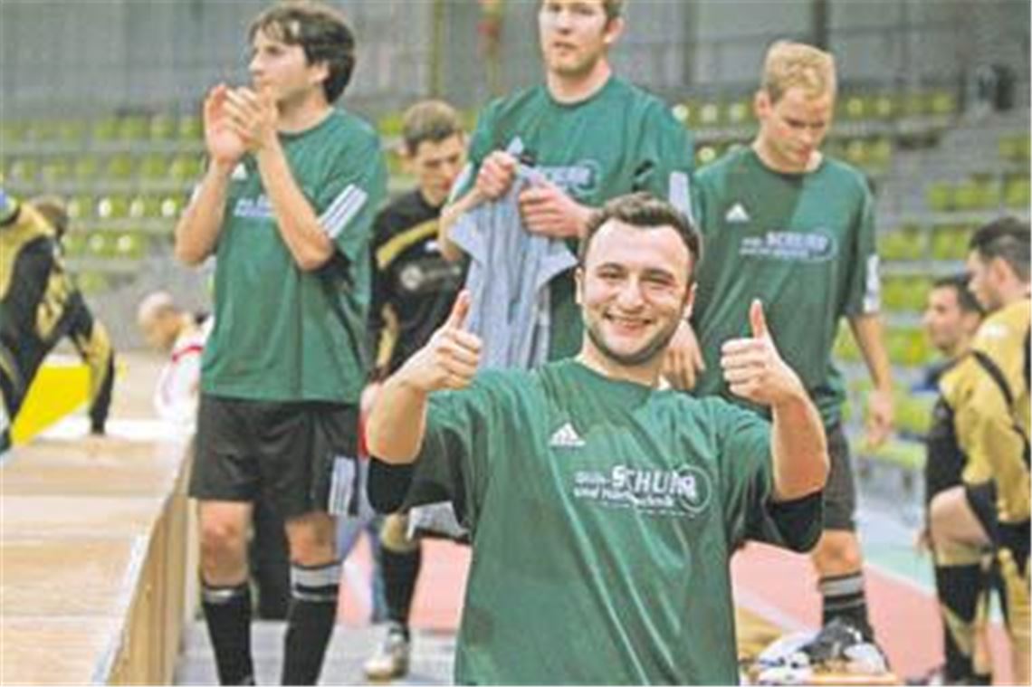 Gut drauf und guter Dinge: Der SV Iptingen, im Bild Ferdi Yüksel, nimmt die Aufstiegsplätze ins Visier.
Foto: Eigner