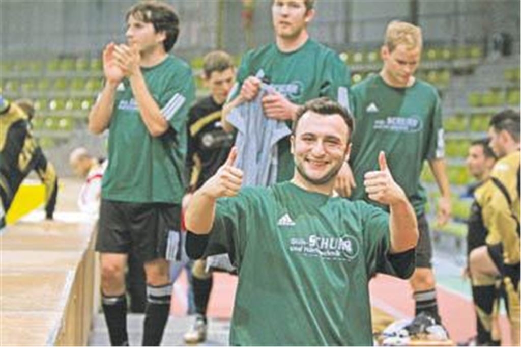 Gut drauf und guter Dinge: Der SV Iptingen, im Bild Ferdi Yüksel, nimmt die Aufstiegsplätze ins Visier.
Foto: Eigner