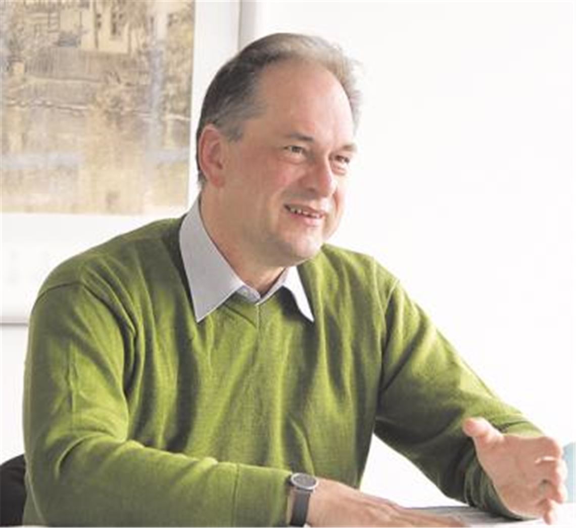 Gut gelaunt: Arno Schütterle hat sich im parteiinternen
Auswahlverfahren der Grünen  durchgesetzt  und ist durchaus zuversichtlich für die Landtagswahl 2011. Foto: Disselhoff
