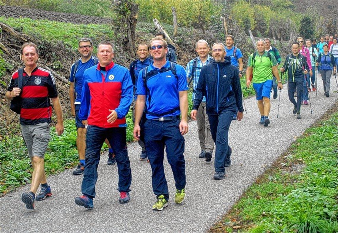 Nach 42 Kilometern geht’s zu Fuß nach Hause
