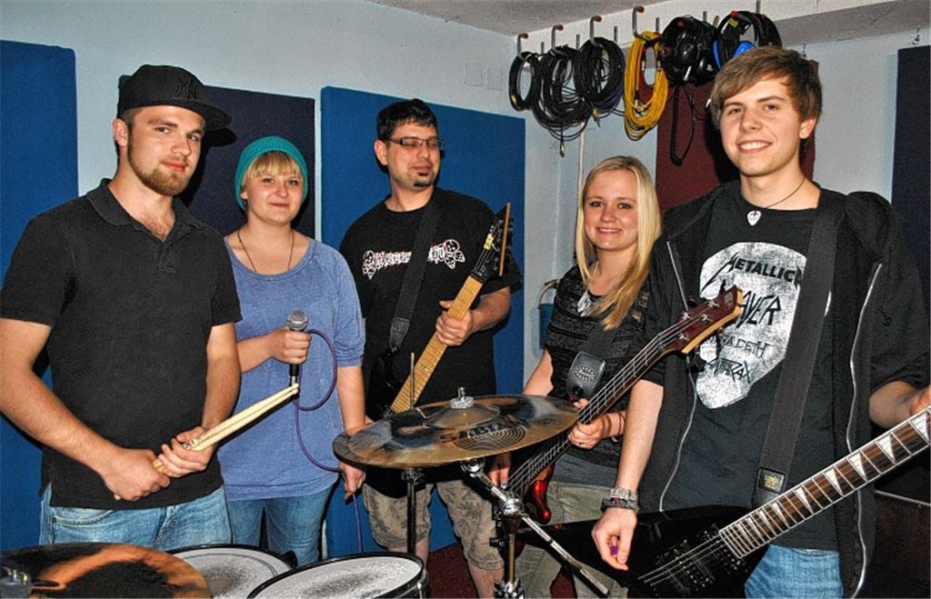 Gut gerüstet für den Auftritt in Pforzheim: „UpBeatz“.