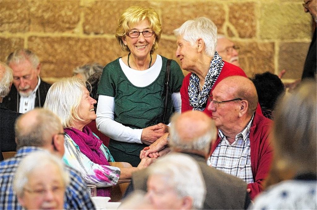 Gute Laune beim Seniorennachmittag für die Maulbronner über 65 Jahre.