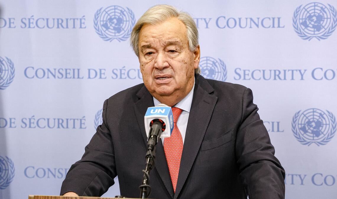 Guterres fordert Israel auf, die Stadt Gaza nicht zu besetzen. (Archivbild)