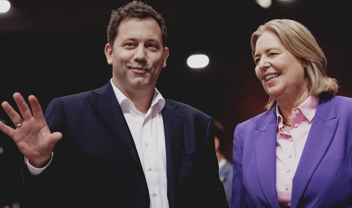 Haben immer das große Ganze und die Zukunft Deutschlands und der Welt im Blick: die SPD-Vorsitzenden Lars Klingbeil und Bärbel Bas.