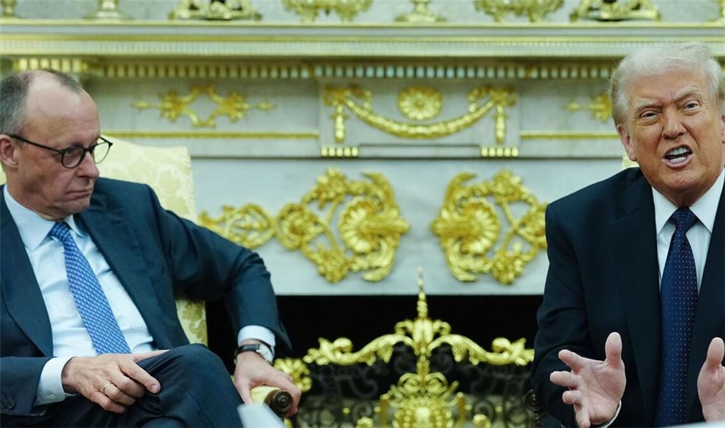 Haben unterschiedliche Ansichten zum Iran-Krieg: Friedrich Merz und Donald Trump (Archivbild).