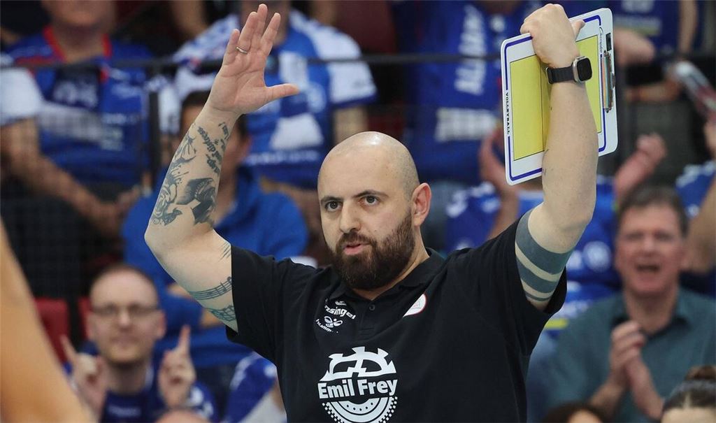 Hätte gerne die Rückkehr in die Champions League geschafft: Konstantin Bitter, der Trainer der Stuttgarter Volleyballerinnen.