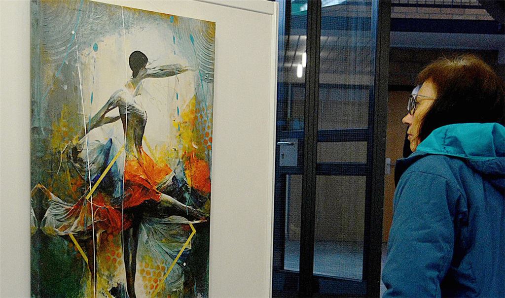 Häufiges Motiv des Künstlers ist das Ballett. Fotos: Stahlfeld