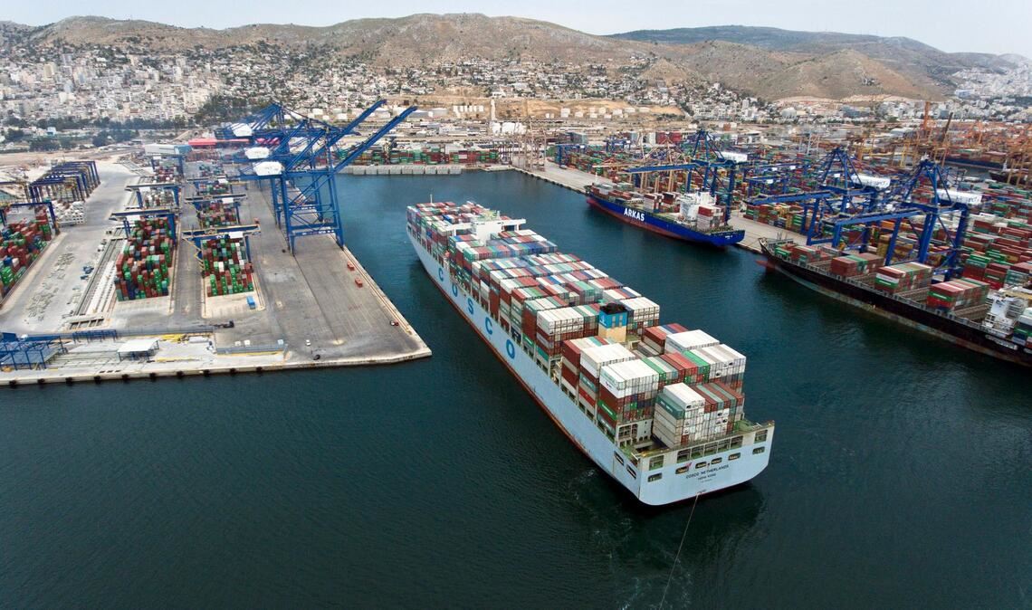 Hafen von Piräus: Größte Handelsflotte der EU. (Archivbild)