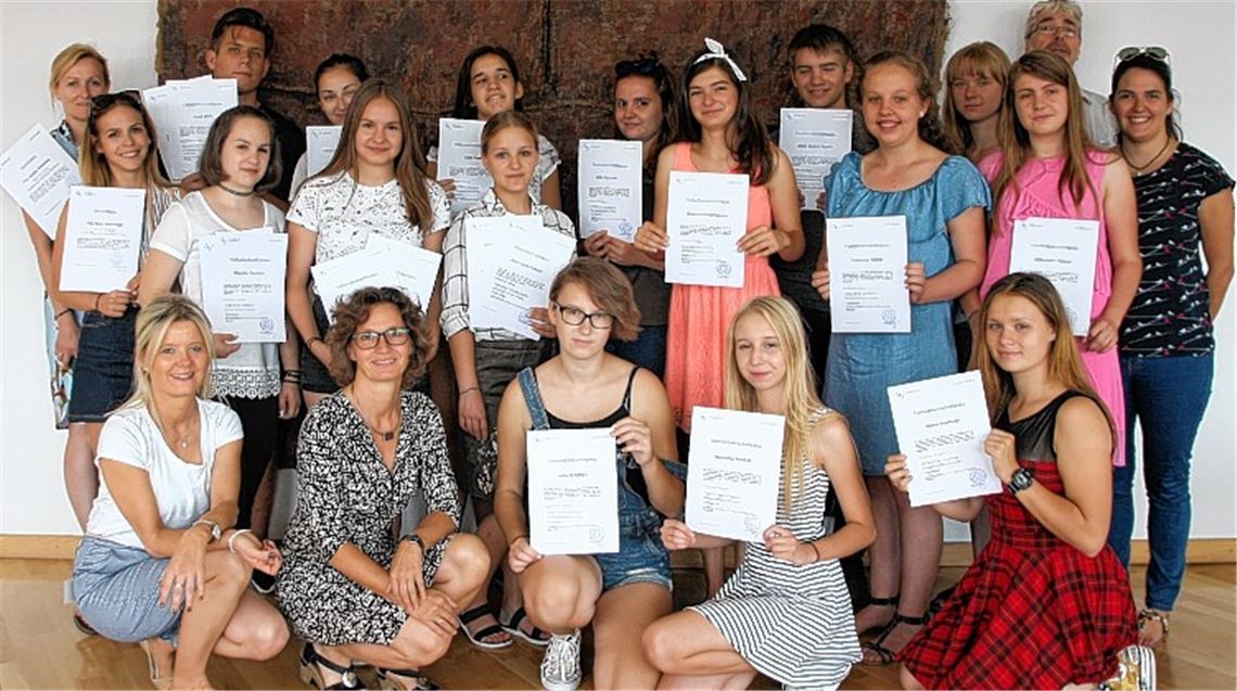 In den Ferien fleißig Deutsch gepaukt