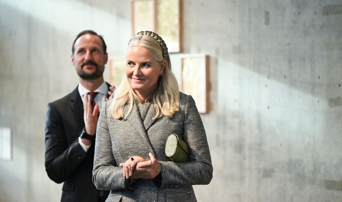 Halten zusammen: Kronprinzessin Mette-Marit (r) und Kronprinz Haakon (l). (Archivbild)