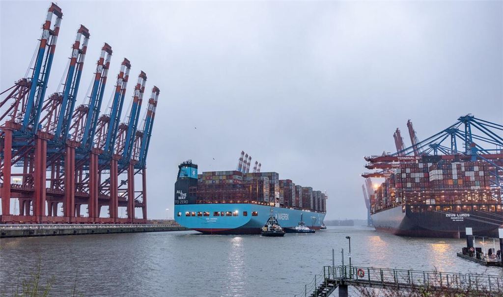 Hamburg blieb 2025 mit Abstand der wichtigste deutsche Hafen (Archivbild)