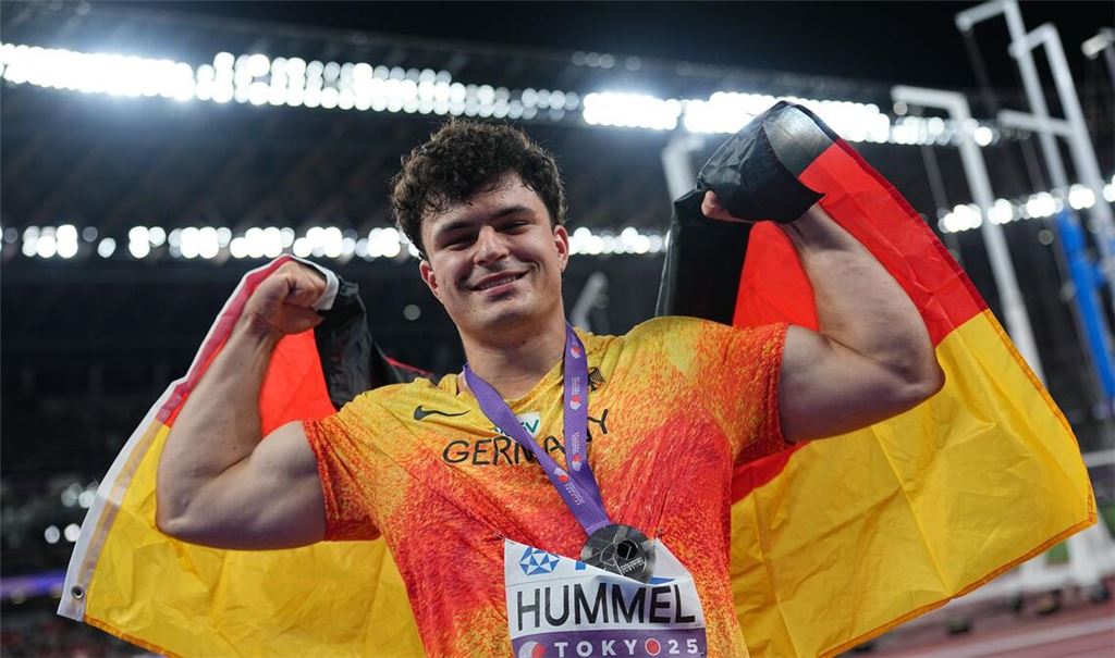 Hammerwerfer Merlin Hummel feierte den größten Erfolg seiner Karriere.
