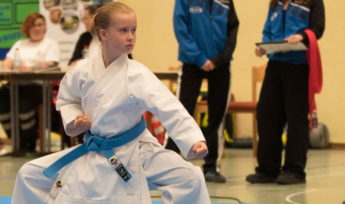Hannah Bailer zeigt beeindruckende Leistungen bei ihrem fünften Turnier. Foto: privat