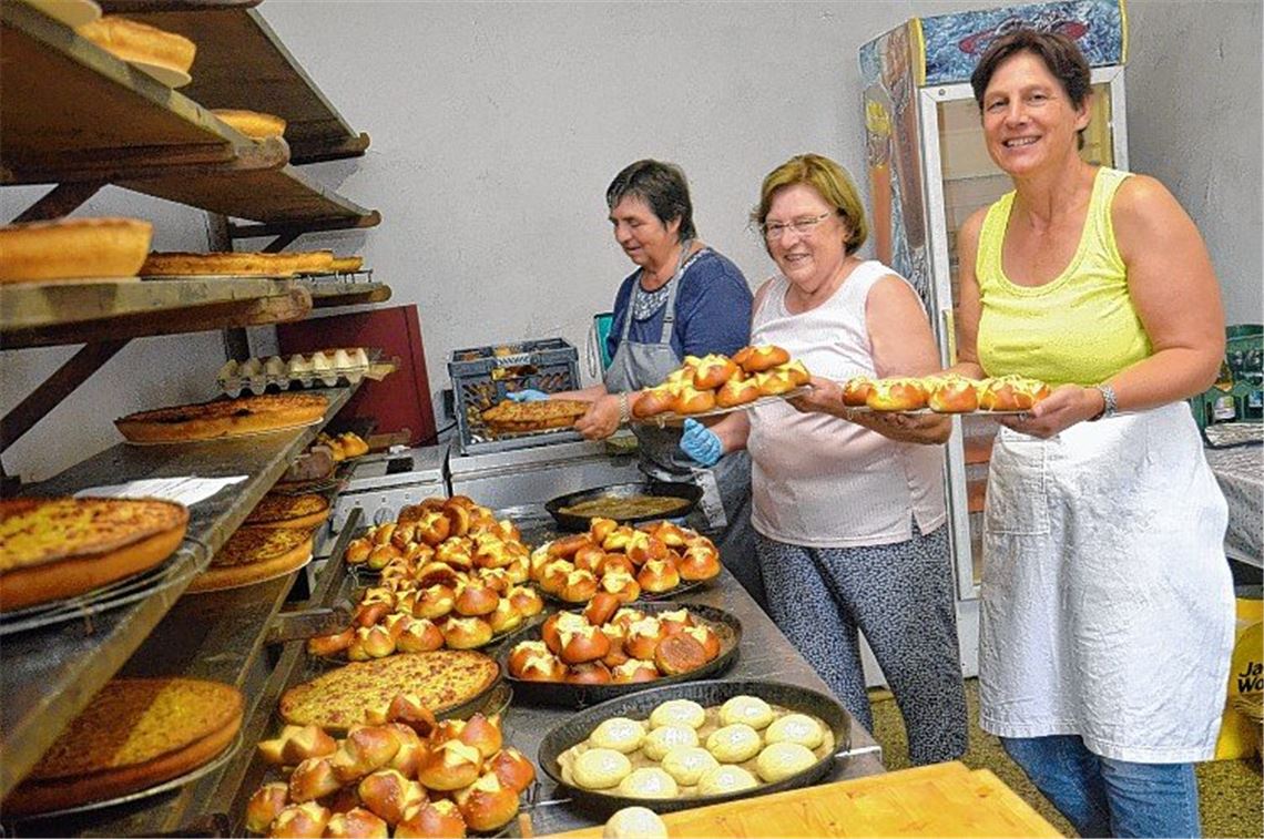 Echte Teamarbeit beim Backhausfest