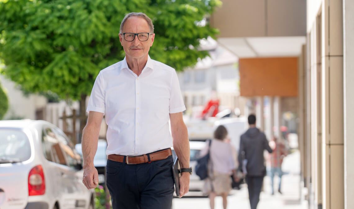Hans Matheis aus Knittlingen hat als Landesvorsitzender des „Weissen Ring“ noch viel vor. Foto: Fotomoment