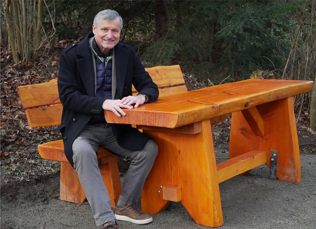 Hans-Ulrich Rülke am Rastplatz. Foto: privat