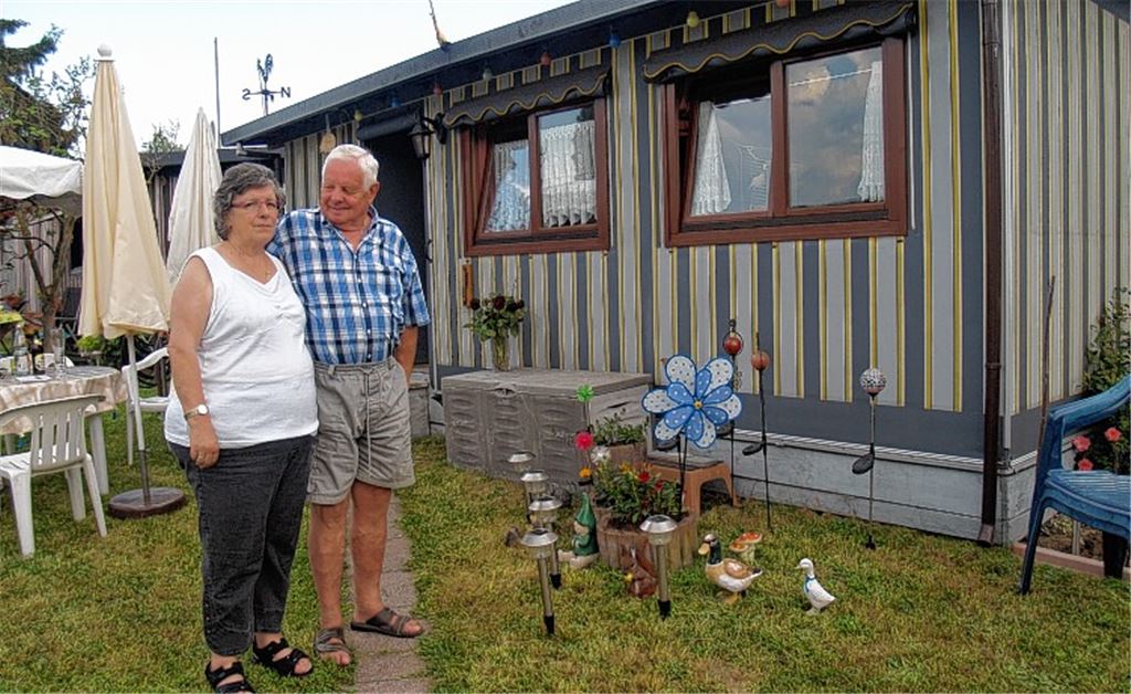 Hans und Heidi Edele verbringen ihre Freizeit gerne auf dem Stromberg-Campingplatz in Knittlingen-Freudenstein. Foto: Filitz