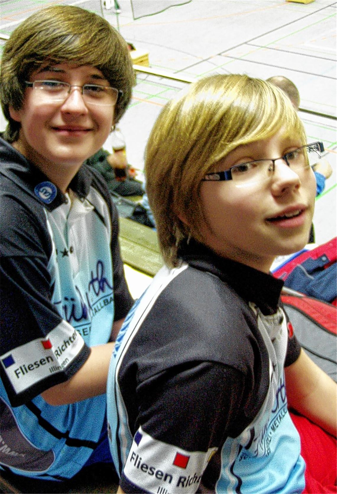 Harmonieren gut im Doppel: Adrian Butschko (li.) und Marvin Lehmann. Foto: privat