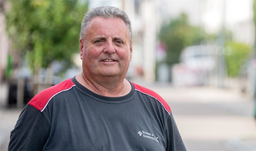 Hat als „alter Dürrmenzer“ nach wie vor große Lust auf das Mühlacker Straßenfest: Cheforganisator Jochen Schray übernimmt zum vorletzten Mal die Regie. Foto: Fotomoment
