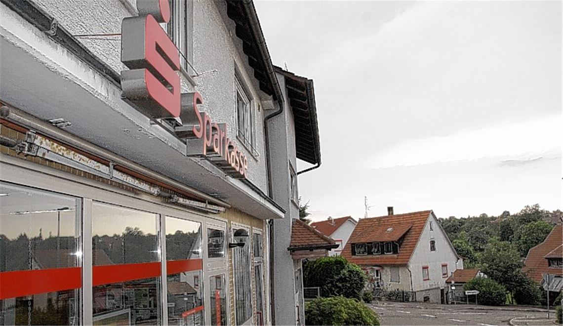 Hat bald ausgedient: die Sparkassen-Filiale in Serres.