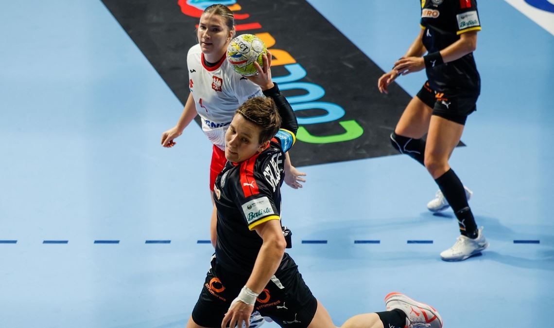 Hat für den Sieg gekämpft: Alina Grijseels aus Deutschland in Aktion.