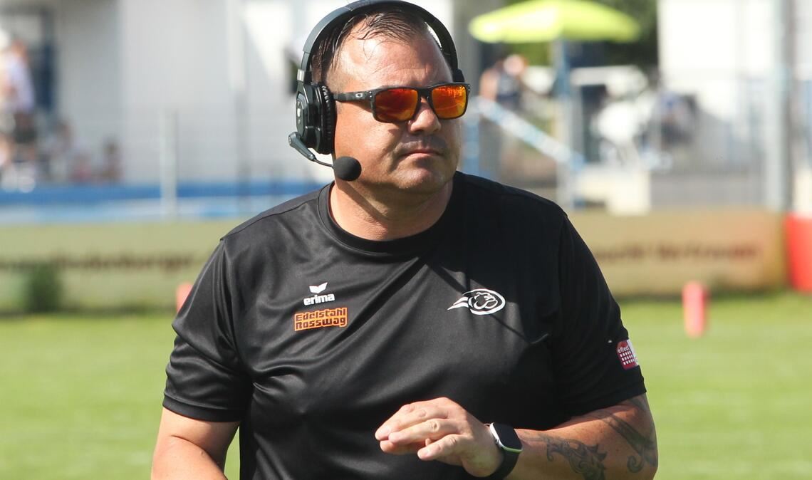 Headcoach Michael Lang aus Mühlhausen warnt vor den Allgäuern.