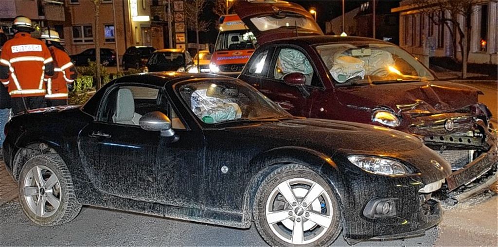 Heftiger Zusammenprall