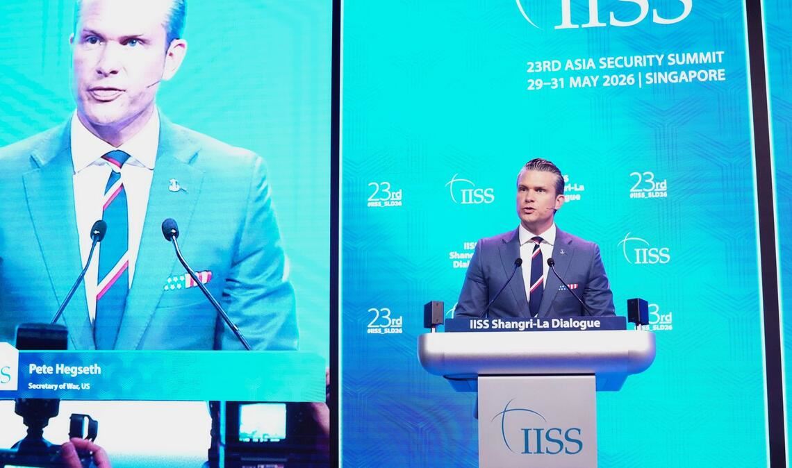 Hegseth hat Europa in Singapur scharf kritisiert.