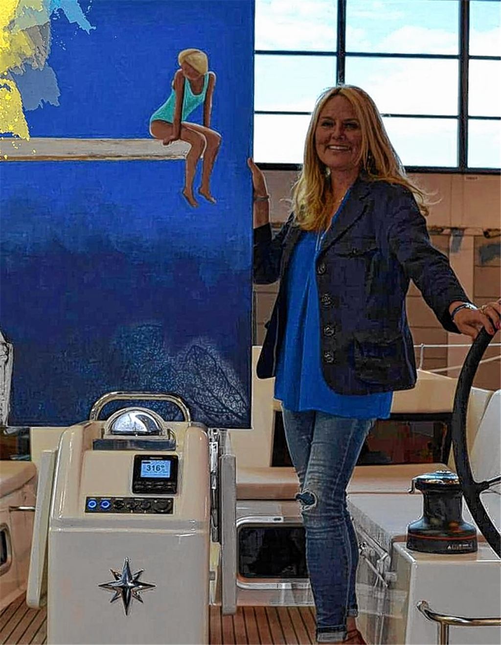 Heike Theilmann bringt maritimes Flair ins Rathaus