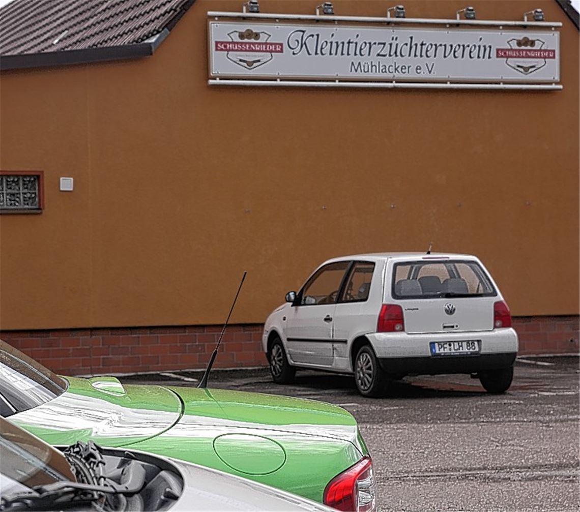 Heimat der Kleintierzüchter: die Vereinsgaststätte an der Lomersheimer Straße.