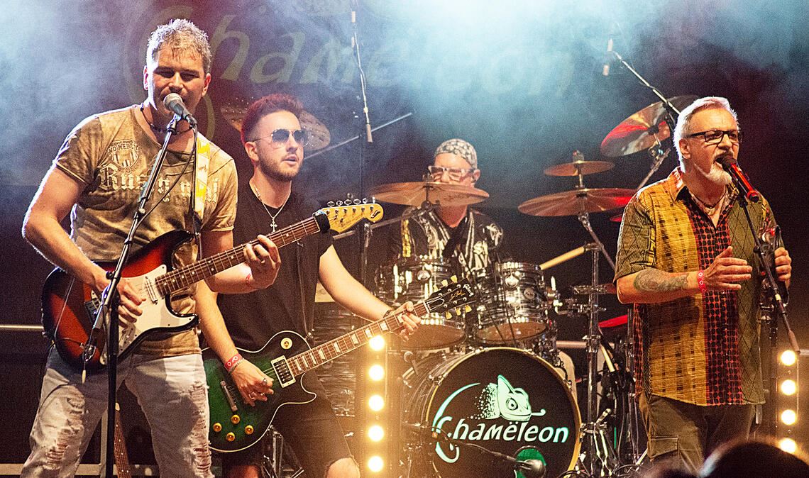 Heimspiel für die Band „„Chamëleon“. Foto: Archiv