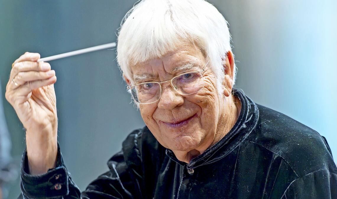 Helmuth Rilling 2017 beim Musikfest in Stuttgart.