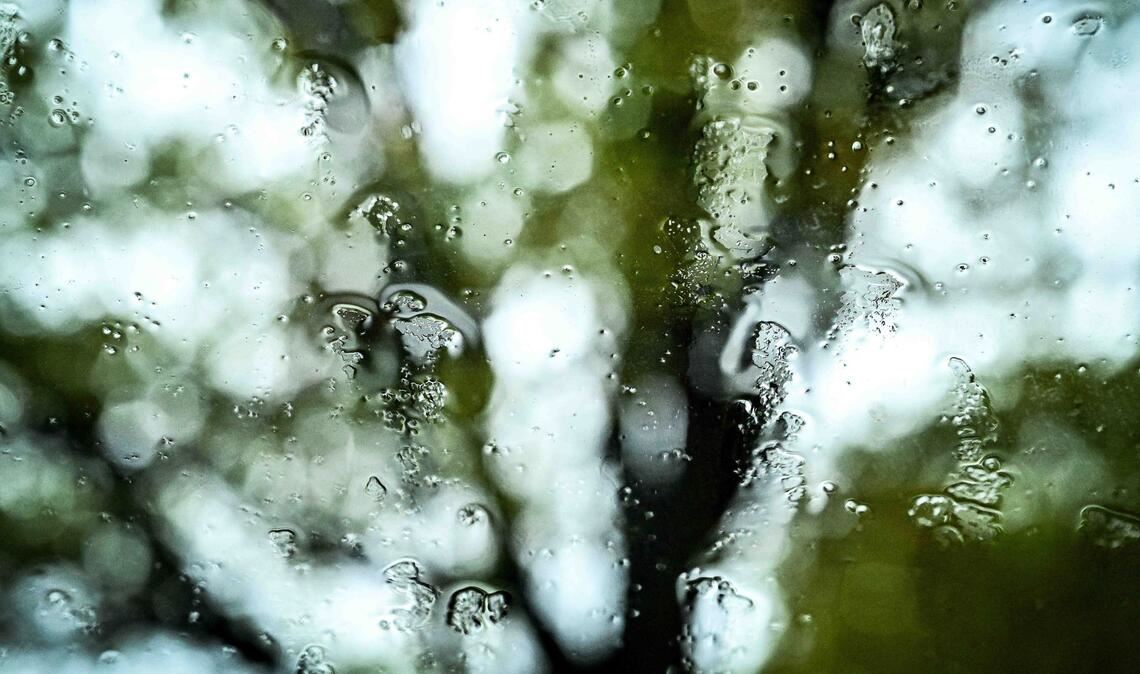 Herbststurm "Joshua" bringt auch immer wieder Regen mit sich.