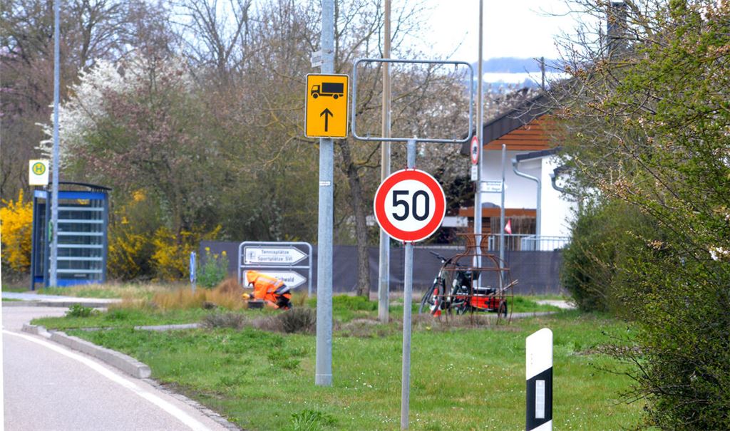 Hier fehlt das Ortsschild. Foto: Stahlfeld