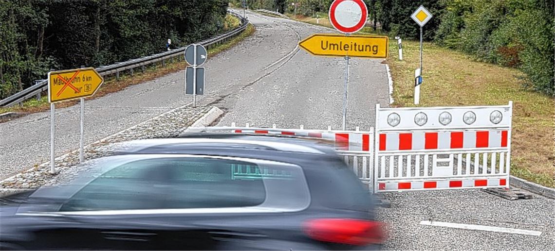 Landesstraße wird saniert und bleibt vier Tage gesperrt
