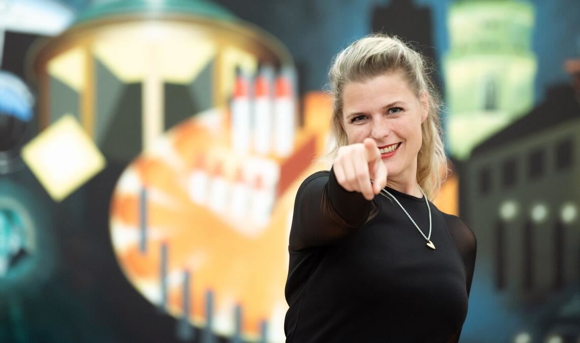 Hier geht’s zur Kunst: Sara Dahme übernimmt beim Galerienrundgang Art Alarm in Stuttgart ( 18. und 19. April) eine Tour