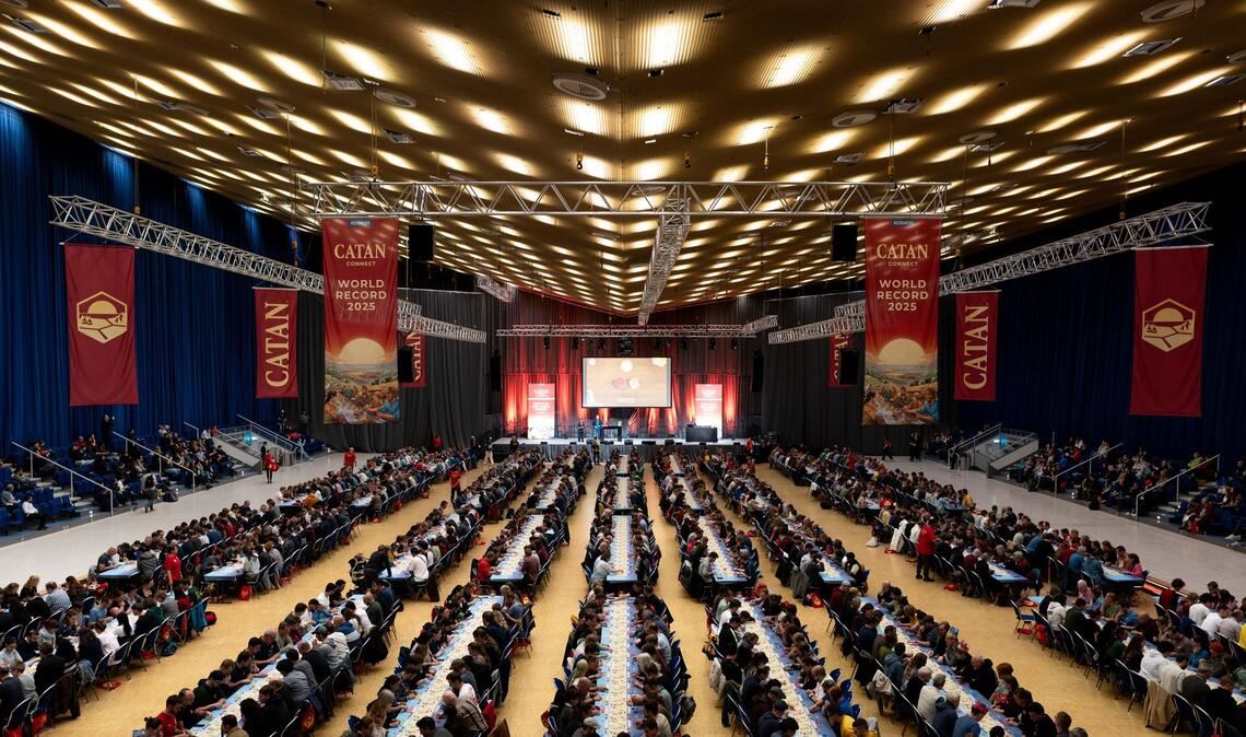 Hier in der Grugahalle wurde der Weltrekord aufgestellt.