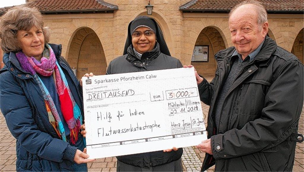 Hilfe für Flutopfer in Indien