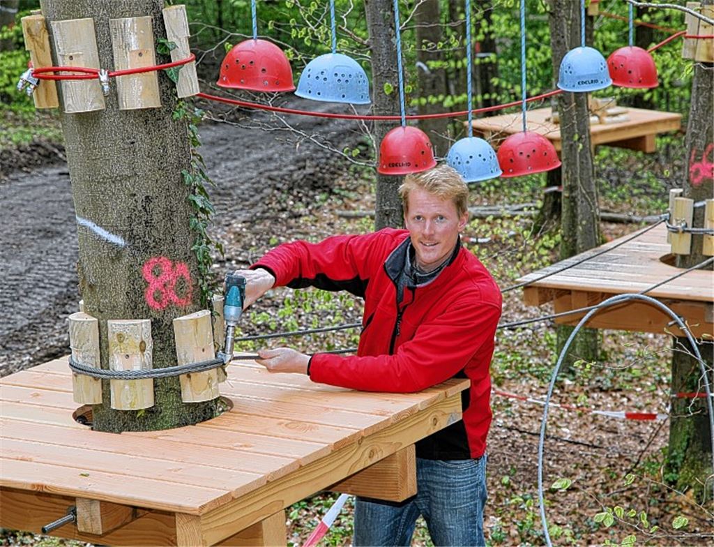 Kletterpartie in Bretten startet