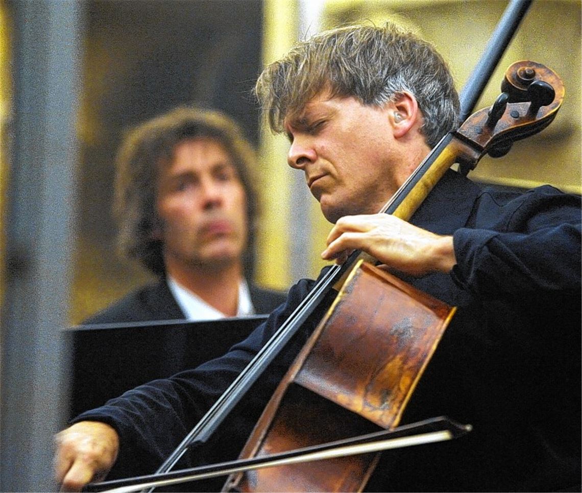Hochkarätiges Duo: Cellist Alban Gebhardt und Pianist Bernd Glemser.
