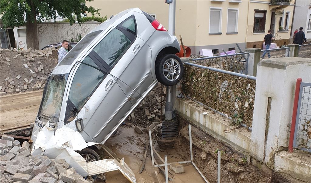 Hochwasserschäden in Ahrweiler Foto: Stadtwerke Ahrweiler/Archiv