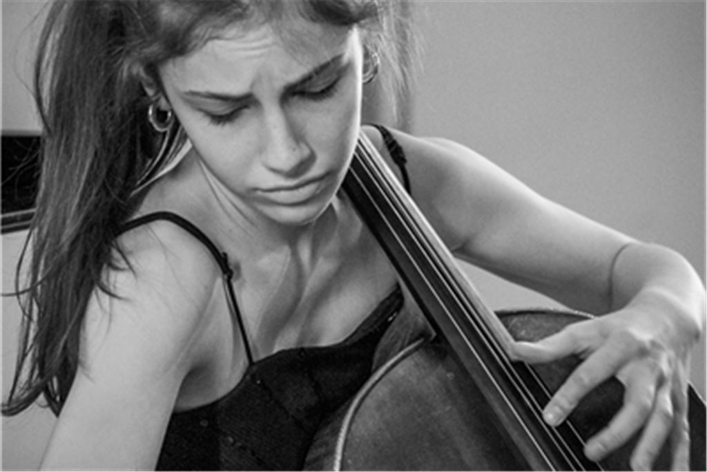 Hoffnungsvolles Cello-Talent: Anna Meipariani. Foto: privat