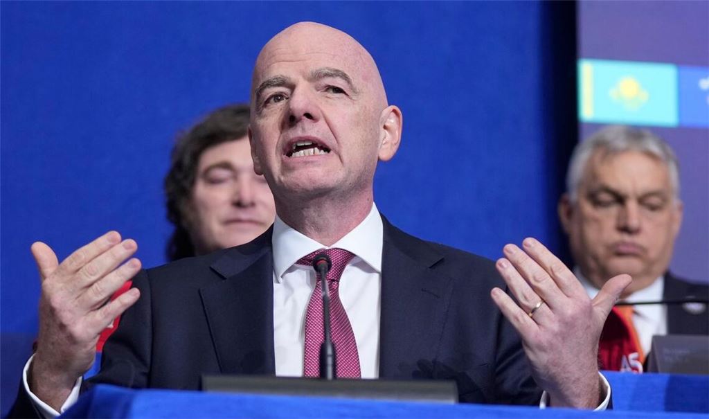 Hofft auf eine WM-Teilnahme Irans: FIFA-Präsident Gianni Infantino. (Archivbild)