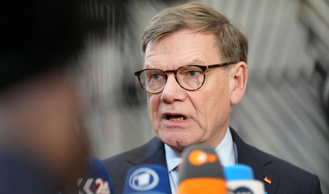 Hofft darauf, dass Ungarn seine Blockade schnell aufhebt: Deutschlands Außenminister Johann Wadephul.