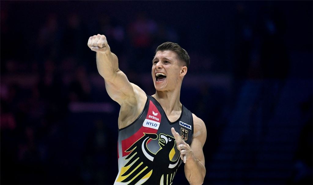 Holte Silber am Barren: Lukas Dauser.