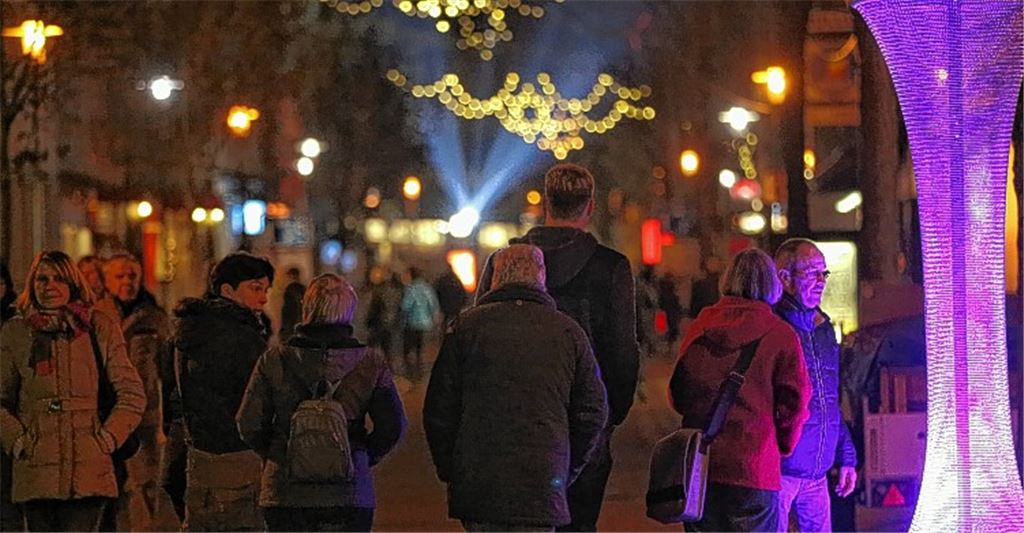 Bummeln bis in den Abend hinein