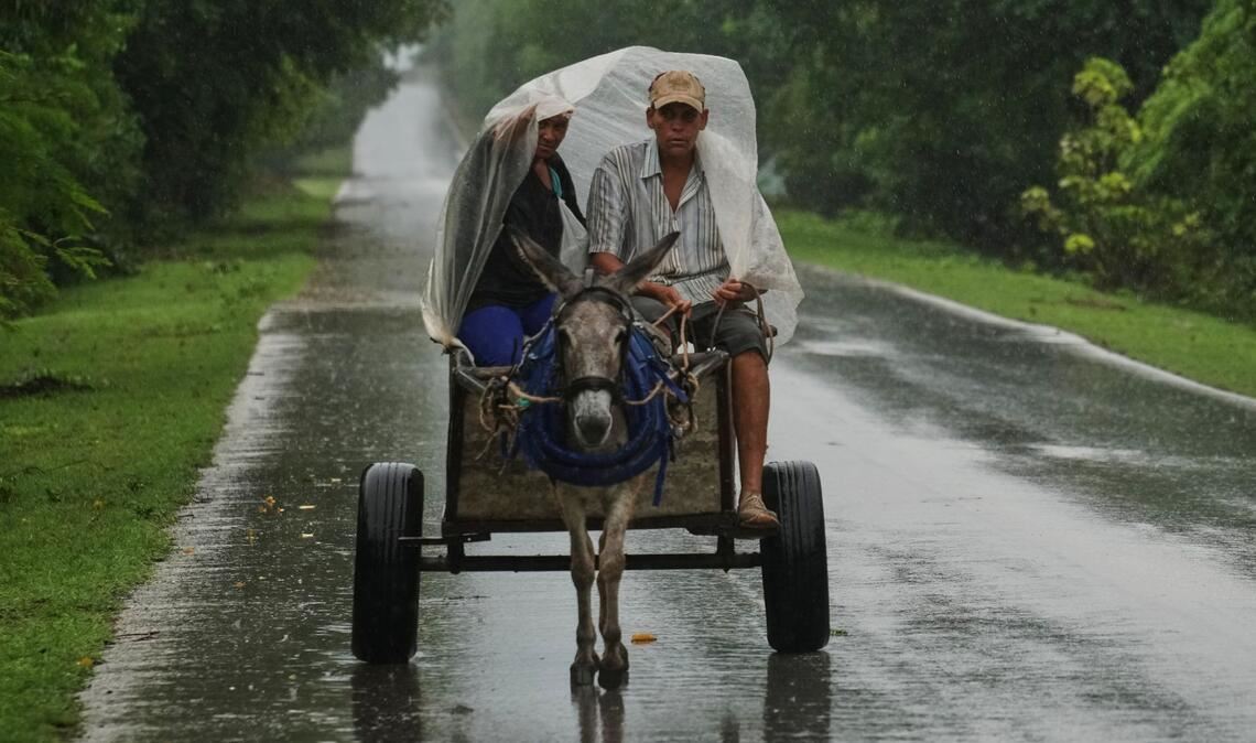 Hunderttausende Menschen brachten sich in Kuba vor dem Sturm in Sicherheit.