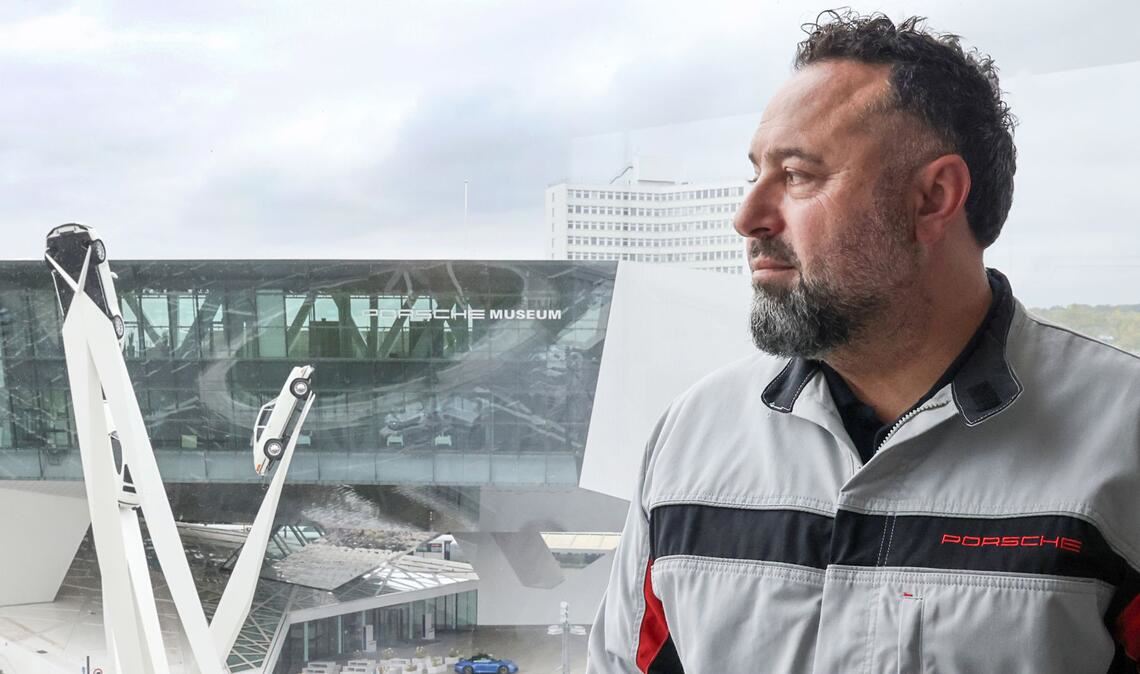 Ibrahim Aslan, seit Juli vorigen Jahres  Gesamtbetriebsratschef bei Porsche: „Ich  weiß zu 100 Prozent, was ich will.“