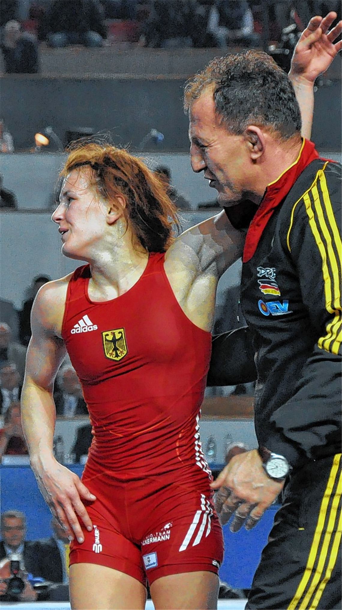 „Ich dachte immer, gleich schaff’ ich sie“: Nur im allerersten Moment ist Jaqueline Schellin nach der Niederlage gegen die spätere Europameisterin Valeriya Chepsarakova enttäuscht. Foto: Hungerbühler